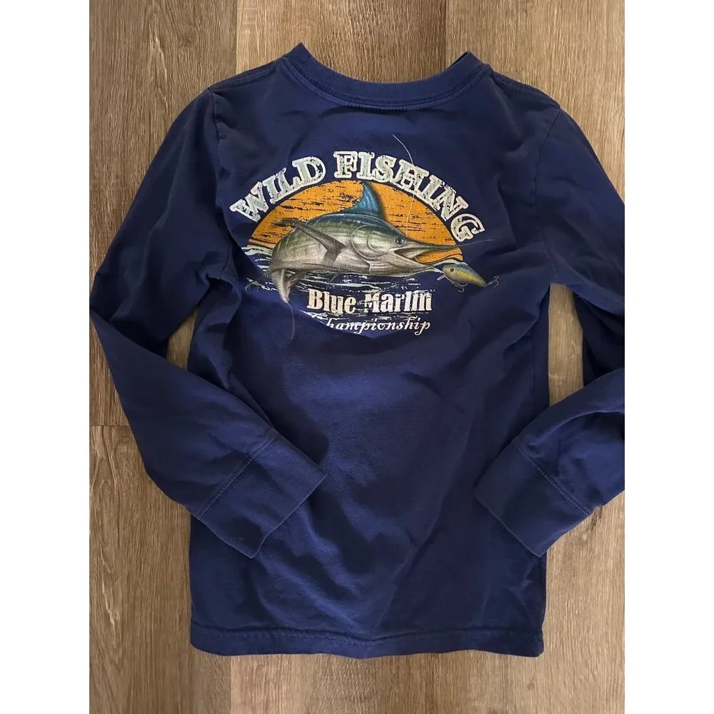 J khaki wild fishing blue marlin championship tshirt